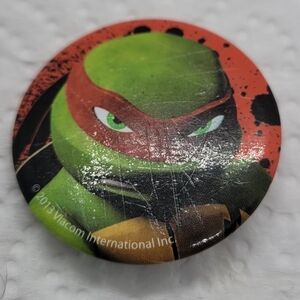 Red Teenage Mutant Ninja Turtles Button/pin